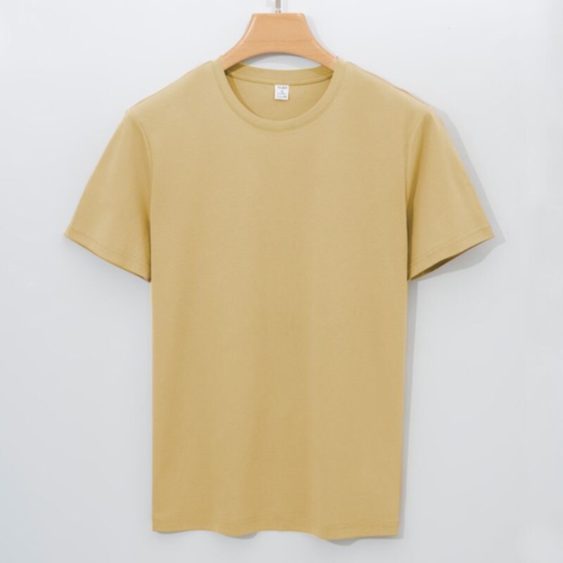 Men's cotton round neck sports top t-shirt